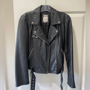 Zara leather jacket - sheep leather